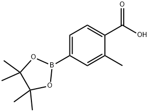 2-甲基-4-(4,4,5,5-四甲基-1,3,2-二氧硼杂环戊烷-2-基)苯甲酸